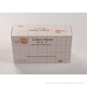 Tissuta di cotone usa e getta morbido a puro cotone al 100% personalizzato